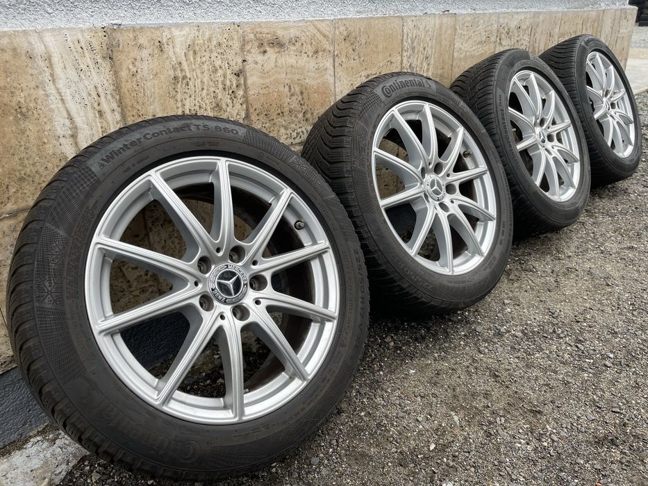 Jante Roti 17 Mercedes C Class W205 Anvelope vara iarna 225 50 R17 M+S