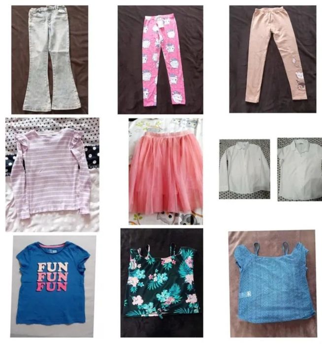 Lot hainute 128-134 140 fetita