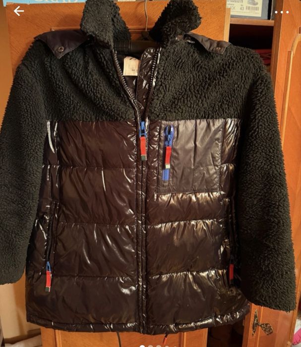 Geaca ZARA cu maneci din blana artificiala