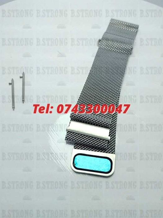 Curea Ceas 22mm Magnetica Metalica Silver Sau Neagra