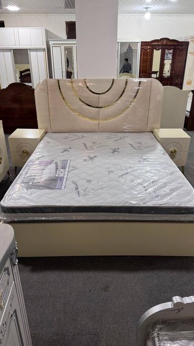 Спальня гарнитура bez matras, гарнитура двухспалний кравать ,спальня