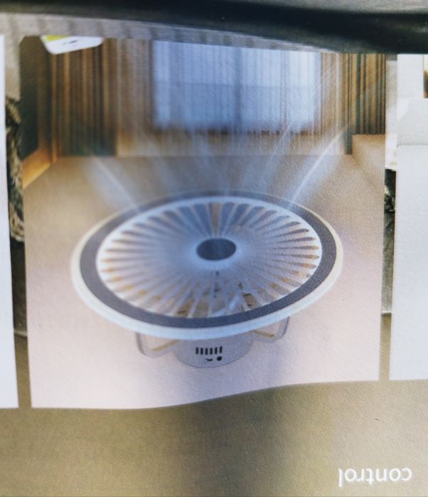 Лампа с вентилатора