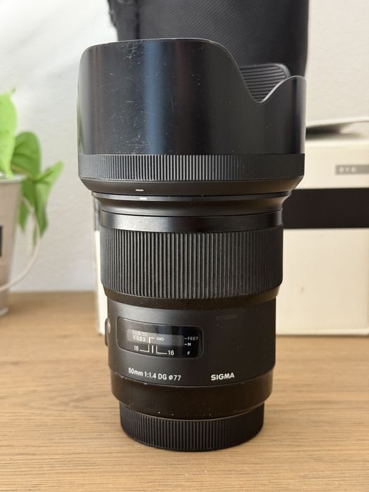 obiectiv sigma 50 mm canon f1.4 ef