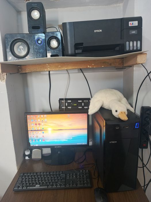 x tech конпютер + принтр epson