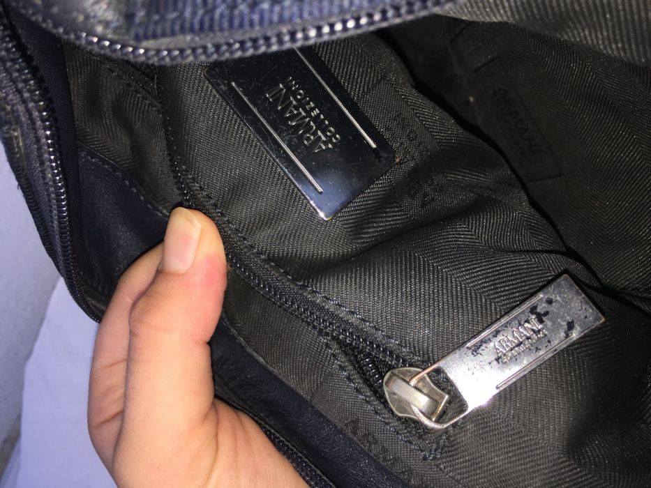 Armani Collezione, ретро мъжка  чанта презрамо
