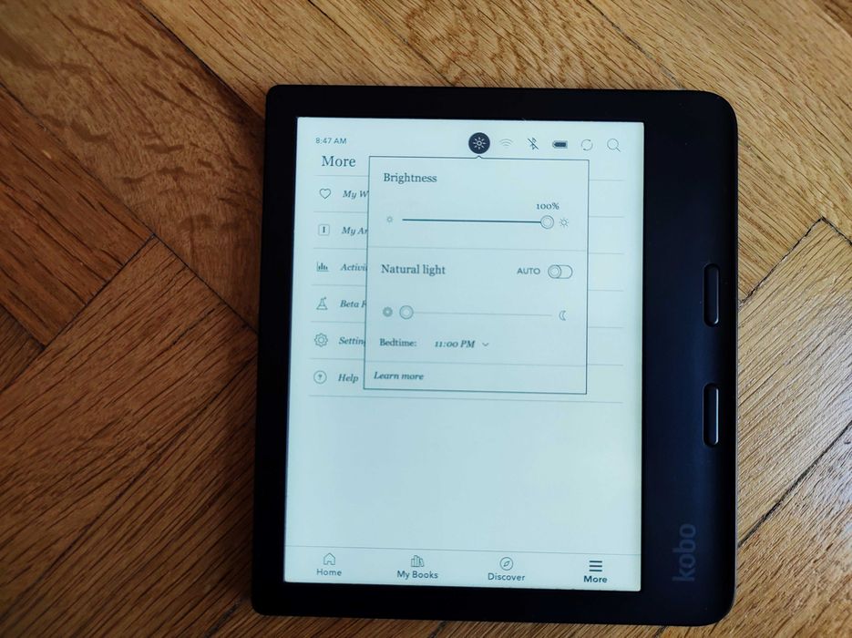 Kobo Libra 2 електронна книга с подсветка четец за книги 7" + калъф
