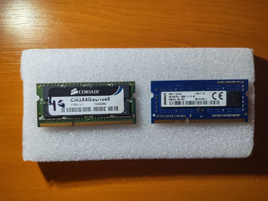 Rami DDR 3 pt Laptop de 4GB Dual channel, 2GB, 1GB