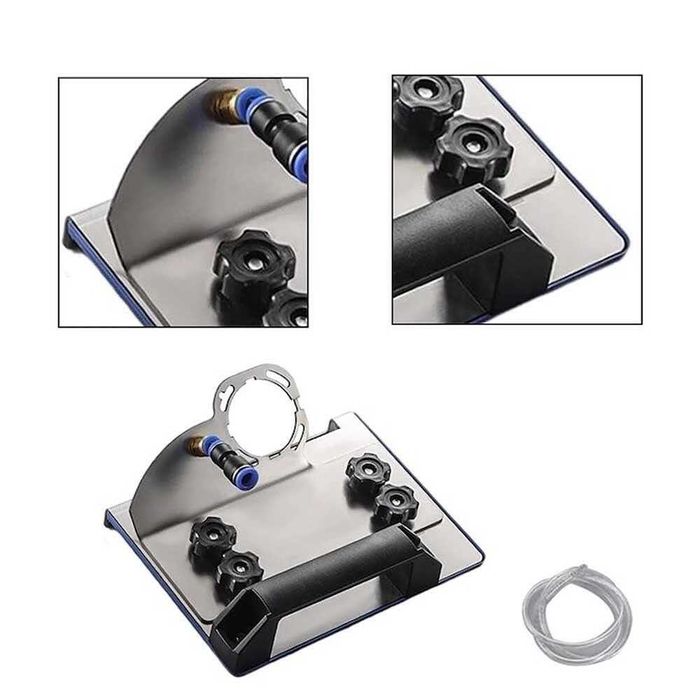 Стойка за ъглошлайф, за водно рязане под ъгъл 45 градуса, 178x139 мм