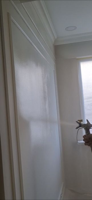 Штукатурка, Левкас, Покраска безвоздушная