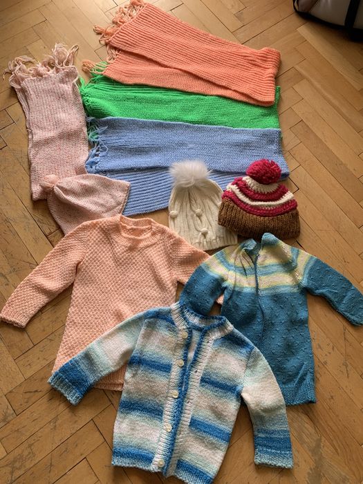 Плетени детски дрехи - всичко 10€