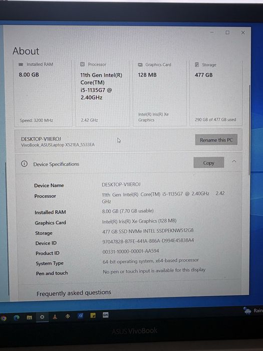 Laptop Asus VivoBook