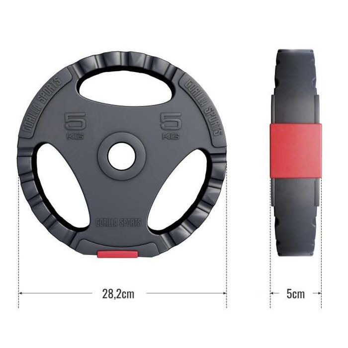 Disc din plastic umplut cu ciment cu prinderi 5 kg 30/31mm