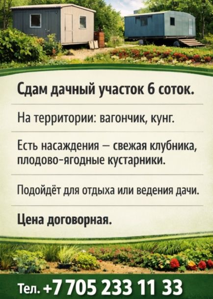 Долгосрочная аренда дачи