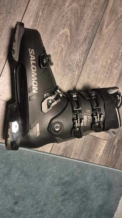 Clapari Salomon S/Pro Supra 100 GW black/dark grey met./black 45-45.5