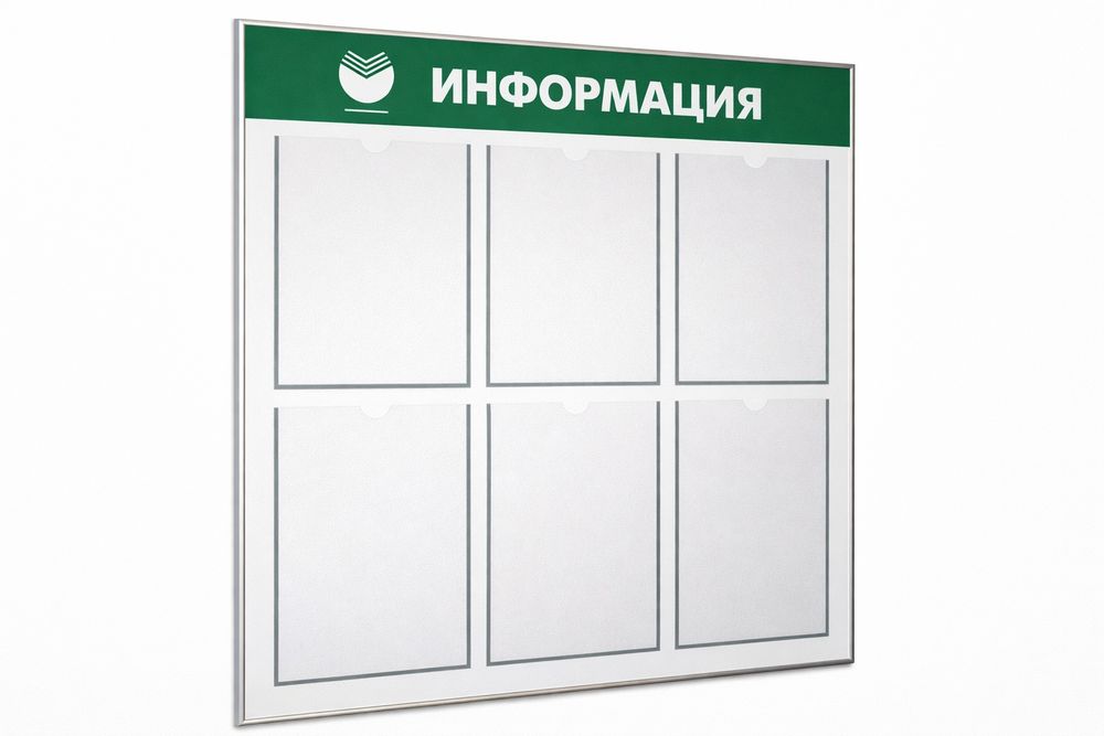 Информационные стенды под ключ — дизайн, печать, монтаж