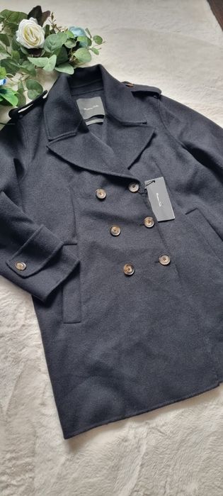 Palton dama Massimo Dutti amestec lana masura S