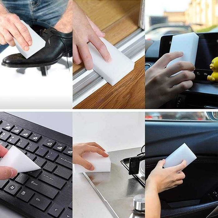 10x bureti magici din melamina, elimina efficient petele 10 x 6 x 2 cm
