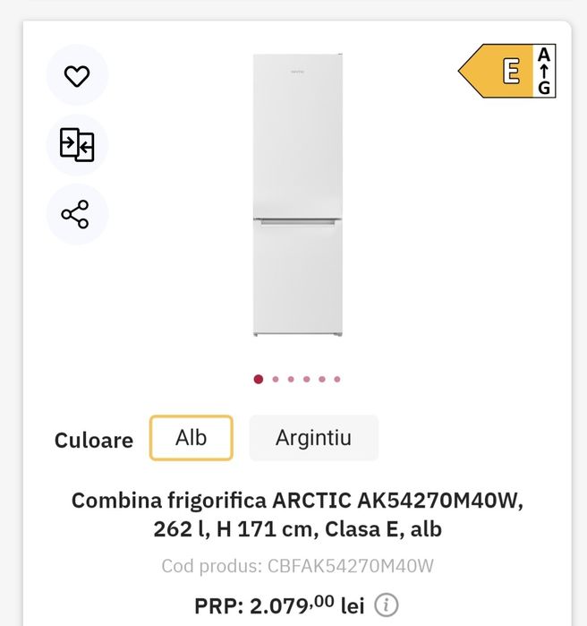 Combina frigorifica Artic