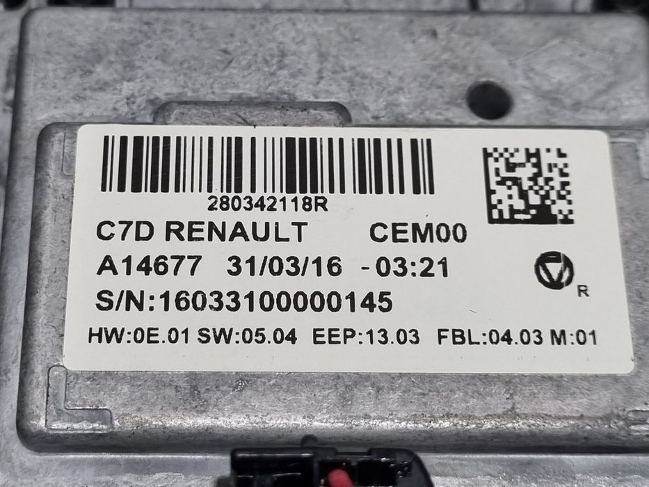 Navigatie Renault Kadjar 2015 - 2018 (1317) 16033100000145 Garantie
