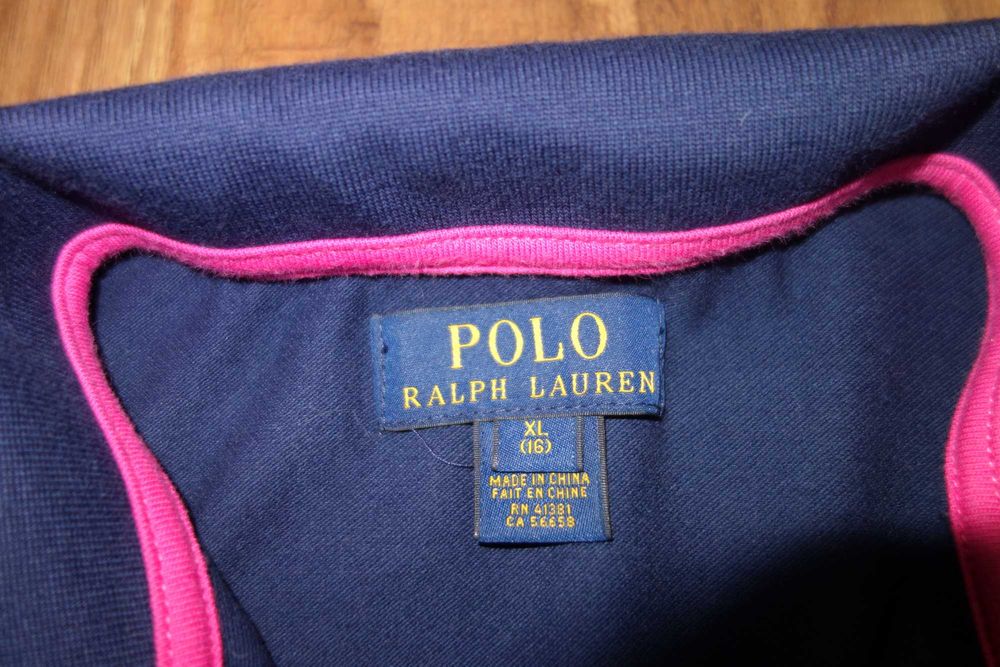 Tricou Fete Ralph Lauren, Albastru, Marimea XL/16 ani, Stare excelenta