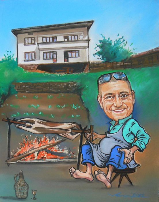 Ръчно рисувани карикатури по снимка