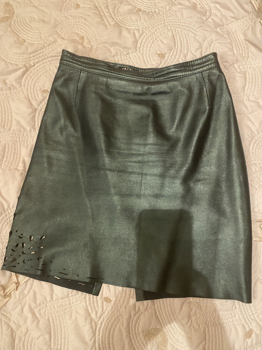 Кожаная юбка