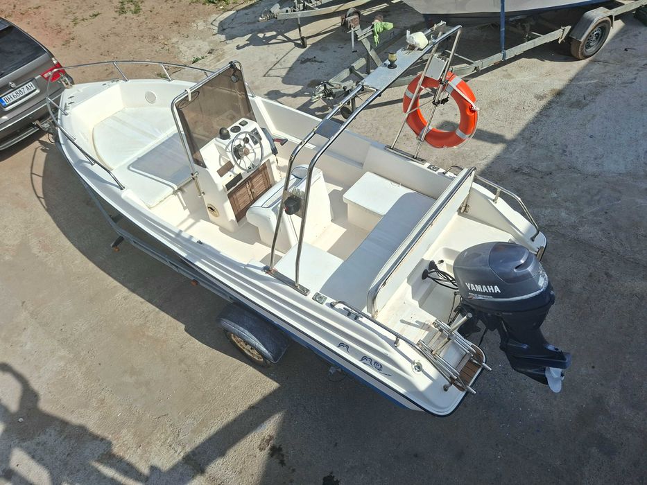 Лодка Mimi Fisherman 19 двигатель Yamaha 60 к.с. 4 такта