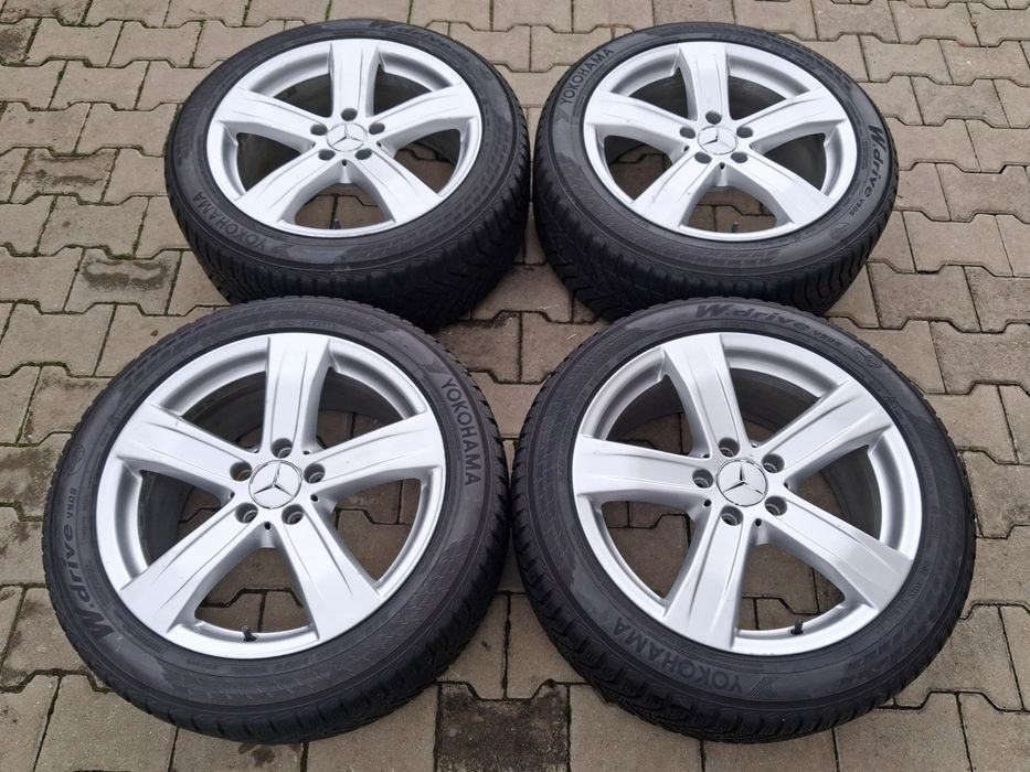 Jante Mercedes pe 18 anvelope iarnă CLS E C CLA S  GLA GLC roti jenti
