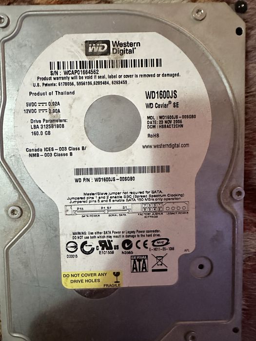 Жесткий диск HDD 500gb