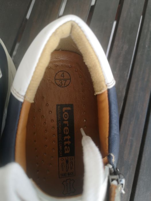 Loretta, обувки естествена кожа, номер 37