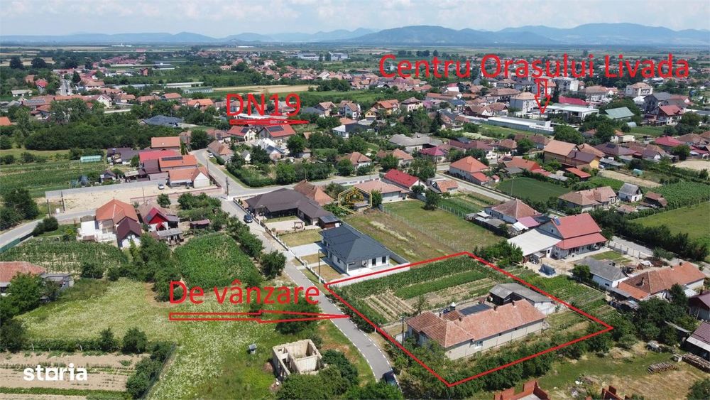 Casă spațioasă cu teren generos de 1.656 mp, în orașul Livada