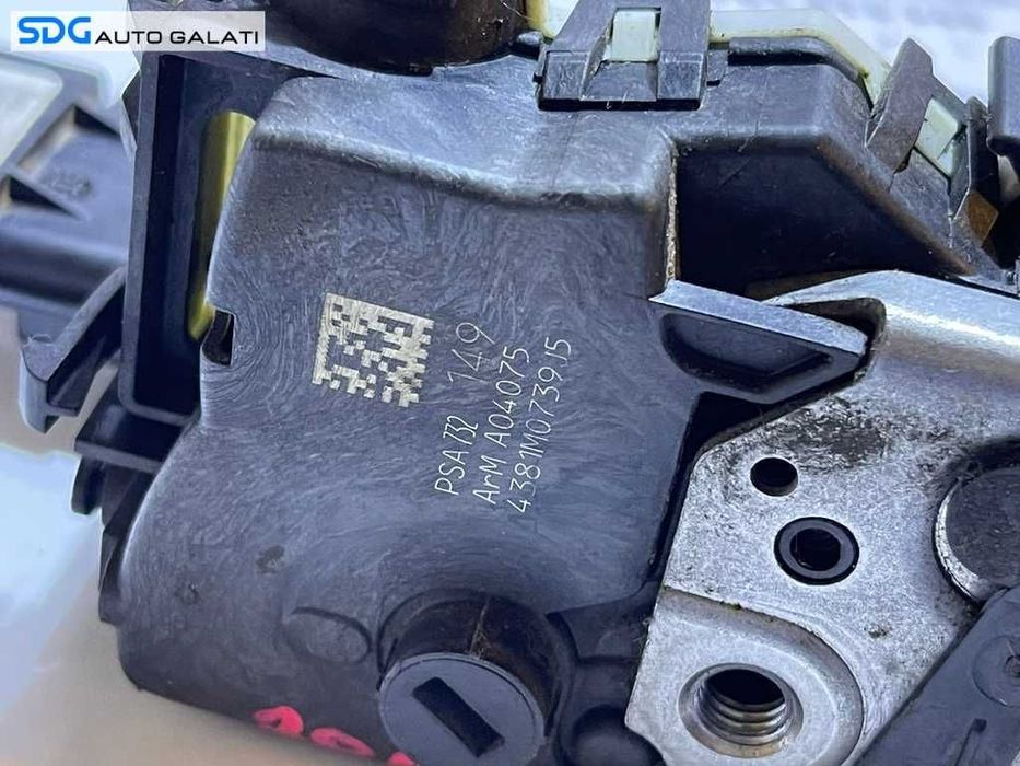 Broasca Incuietoare Usa Portiera Stanga Fata Sofer Citroen C5 3 2007 - 2017 Cod PSA732149 [D0581]