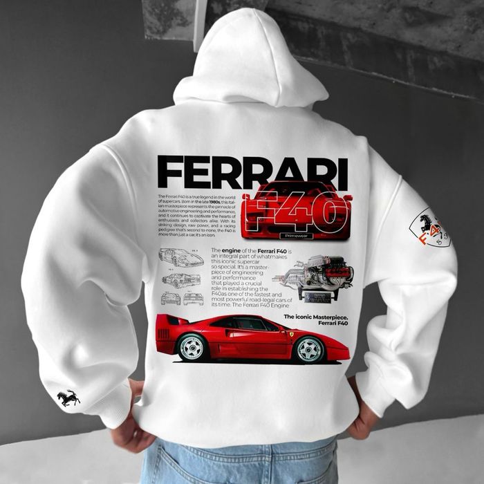 Худи с дизайном FERRARI