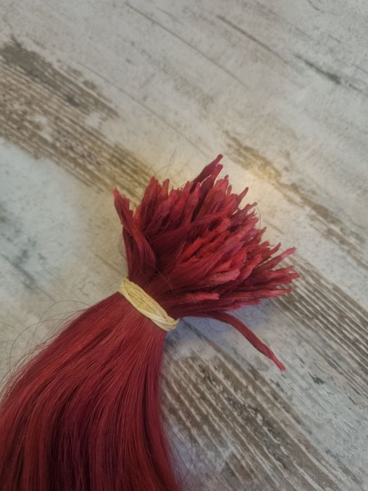 Кератинови кичури, Естествена коса