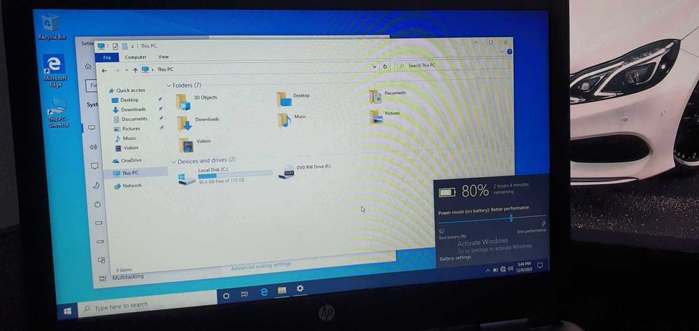 LAPTOP i5 gen 7 DDR4 ssd 6h BATERIA  ( HP 640 G3 )