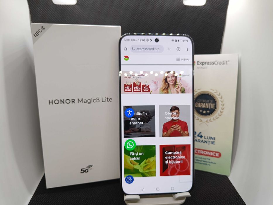 Honor Magic 8 Lite (Ag16 Moldova b33757) - Garantie 2 ani!