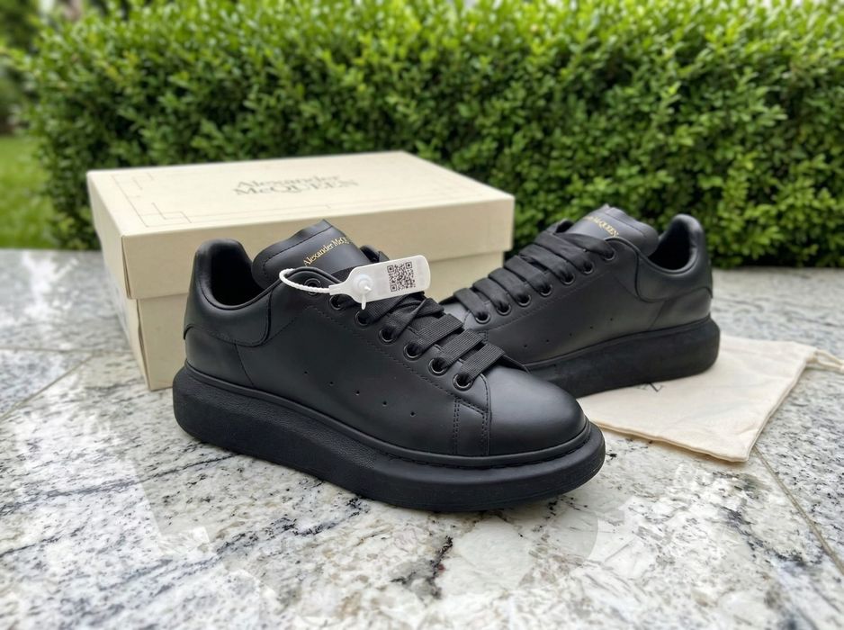 Adidasi Alexander McQueen Negru Full - Piele Full Box