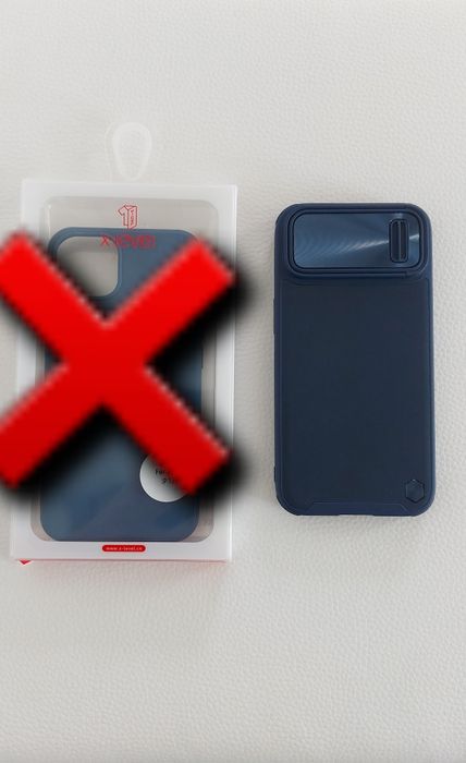 Husa iPhone 13 , 14 noua , culoarea albastra