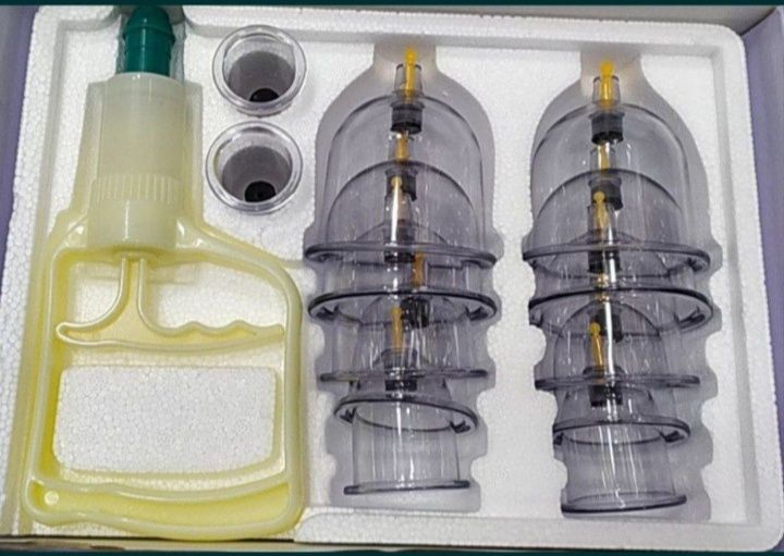 Даставка бесплатная. Аппарат для хиджама Аль-Хиджама 12 банок+пистолет