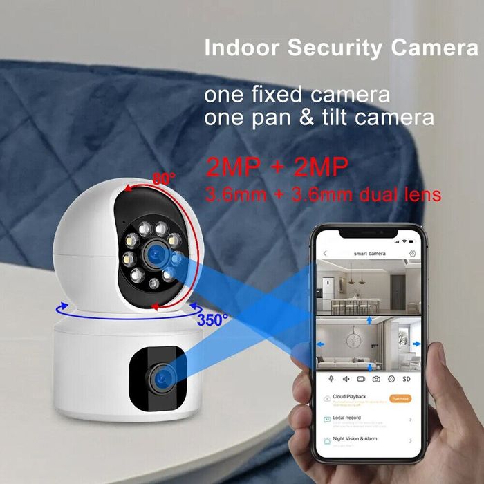 Wifi kamera smart camera dual lens