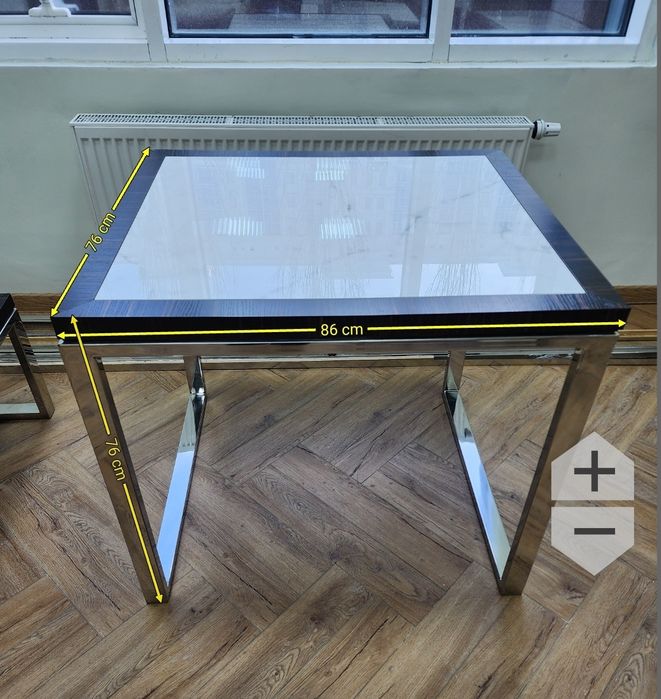 Столы с основанием из нержавейки