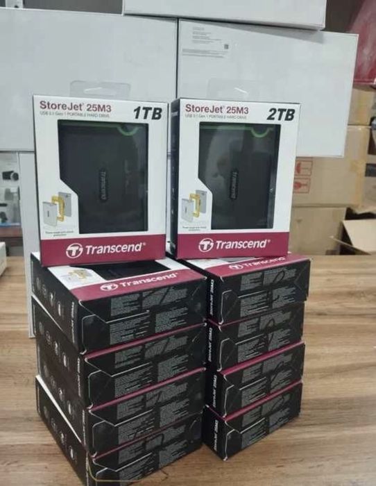 Transcend 1 tb. Transcend 2tb. Toshiba 1 tb. Toshiba 2tb. Seagate 1/2