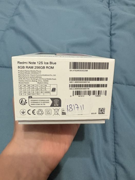 vand xiaomi redmi note 12S