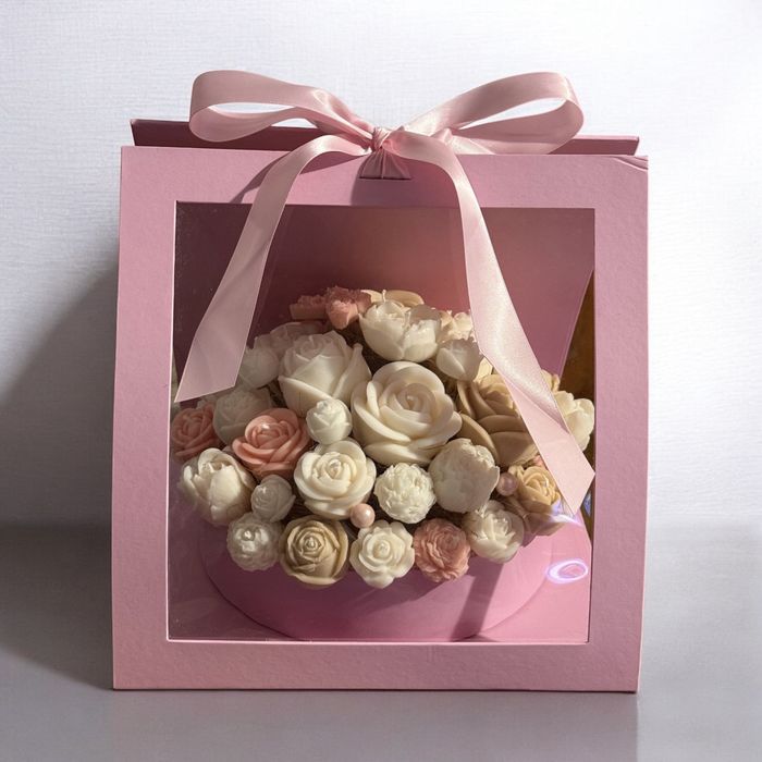 Ароматни букети от соеви свещи