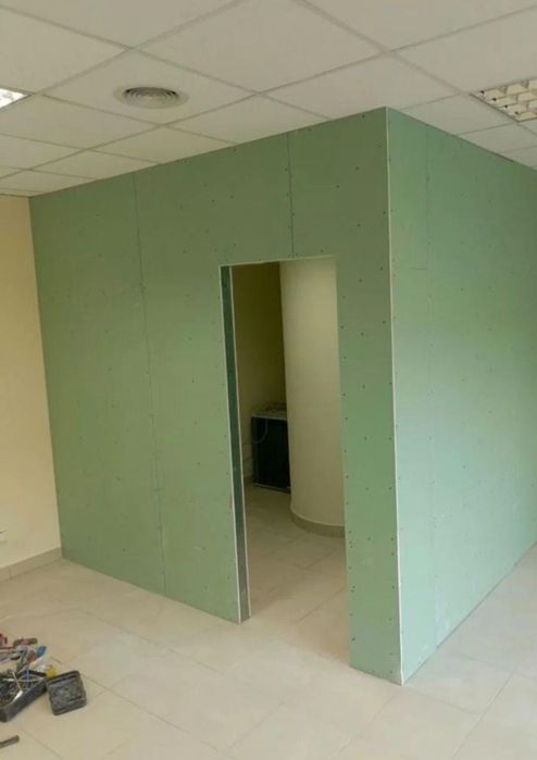 Гипсокартонщик перегородки, гипсокартон монтаж