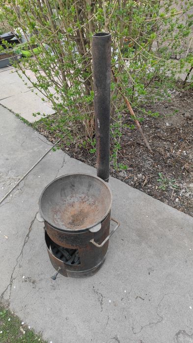 Казан с печкой на 4-5 литров