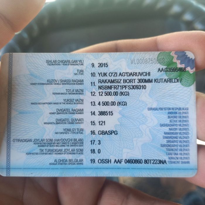 ISUZU samasval 2015 yil