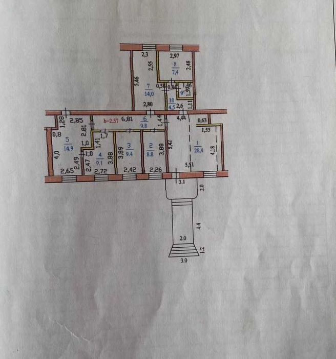 Офисное помещение, 108.6 м²,