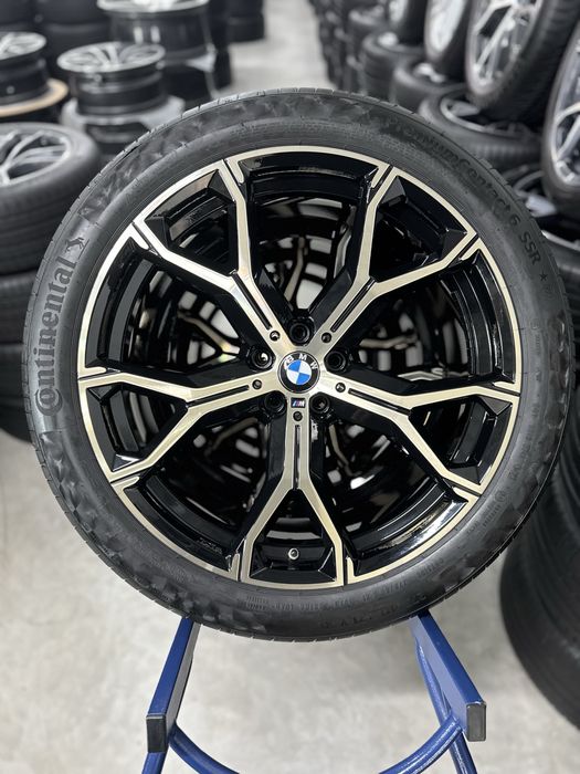 Jante Bmw X5 X6 R21 G05 G06 M741 Originale Gold Continental vara 2023