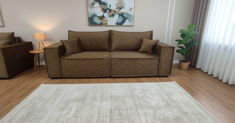 Прямой раскладной диван от комфорт мебель